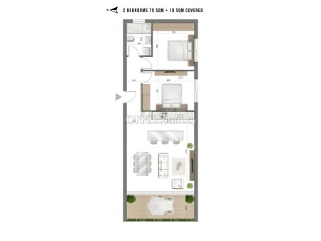 New two bedroom apartment near Agios Nicolaos roundabout Limassol - 3