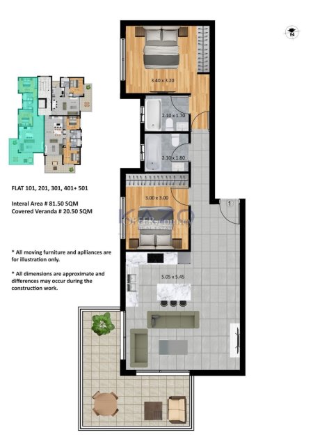 Prime Location Luxurious Apartment for Sale in Germasoyeia Tourist Area - 4