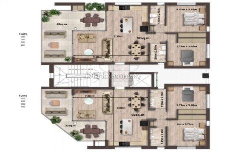 New For Sale €307,000 Apartment 2 bedrooms, Strovolos Nicosia - 2