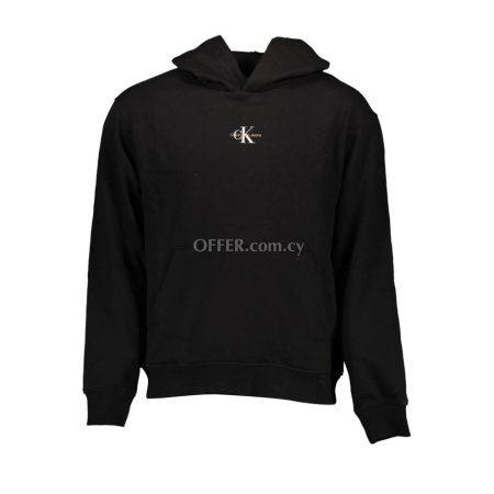 Calvin Klein Black Cotton Men Sweatshirt - 1