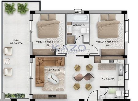 Modern 2 Bedroom Apartment for Sale in Ypsonas - 13