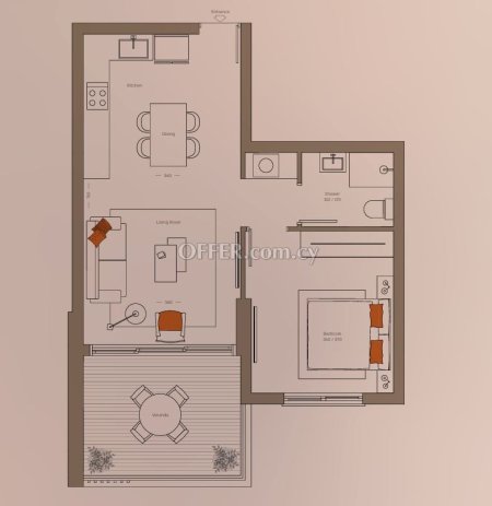 Apartment (Flat) in Agios Nikolaos, Limassol for Sale - 5