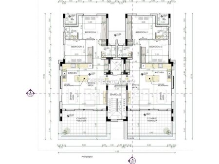 Modern two bedroom flat with roof garden in Zakaki. - 2