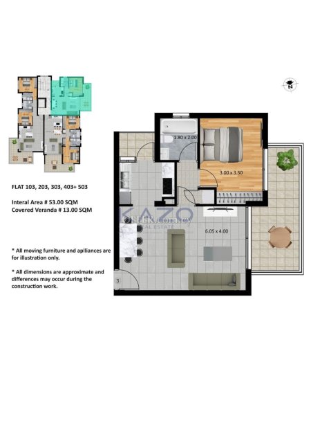 Luxury Apartment Walking Distance to the Beach in Germasoyeia - 2