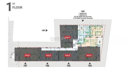 1 Bed Apartment for Sale in Livadia, Larnaca - 2