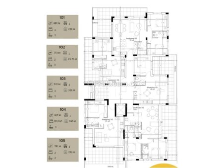 New two bedroom apartment with roof garden in Strovolos area near Oktagono kiosk - 2