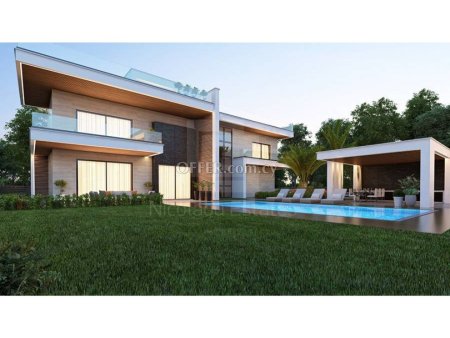 Luxury 4 bedroom detached villa with excellent sea views under study in Agios Tychonas - 7