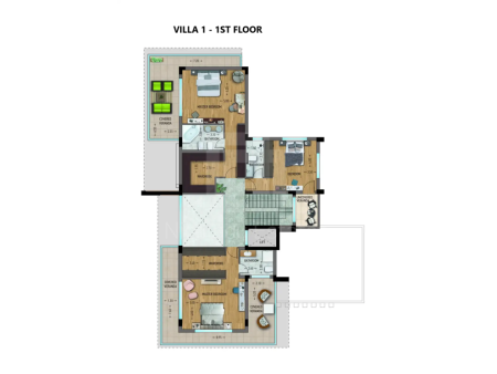 Luxury 4 bedroom detached villa with excellent sea views under study in Agios Tychonas - 4