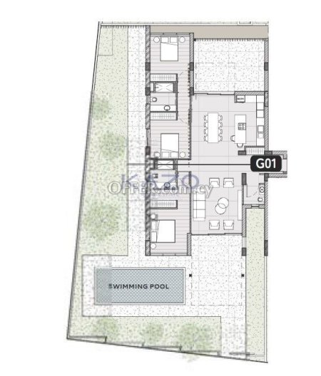 Luxury Three-Bedroom Apartment with Pool and Gym in Germasoyeia - 2