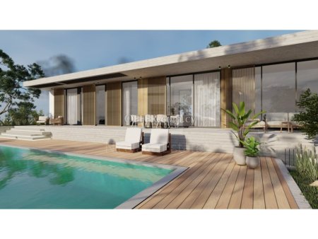 Luxury three bedroom villa with Panoramic View in Tala area of Paphos