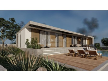 Luxury three bedroom villa with Panoramic View in Tala area of Paphos - 5