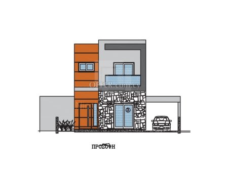 Brand new 3 bedroom semi detached house under construction in Erimi - 5