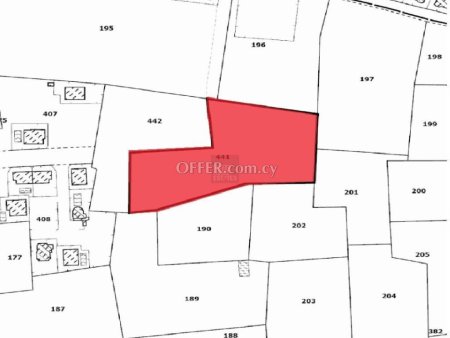 Residential Field in Liopetri, Famagusta - 2