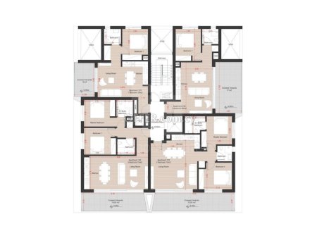 New two bedroom penthouse in Agios Nicolaos area Limassol - 4