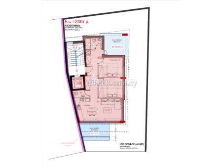 Brand new luxury 2 bedroom whole floor apartment under construction at Apostolos Andreas - 4