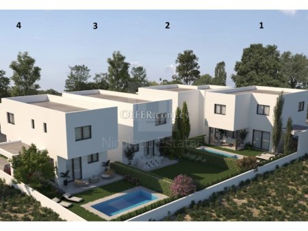 Brand New Three Bedroom Houses with Garden and Photovoltaics for Sale in Lakatamia Nicosia - 4