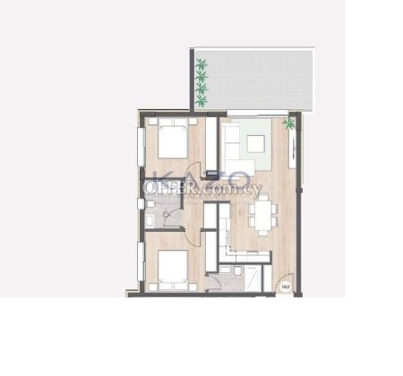 Modern Two-Bedroom Apartment for Sale in Pyrgos - 2