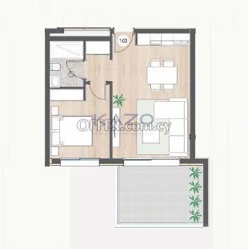 Modern 1 Bedroom Apartment for Sale in Pyrgos - 2