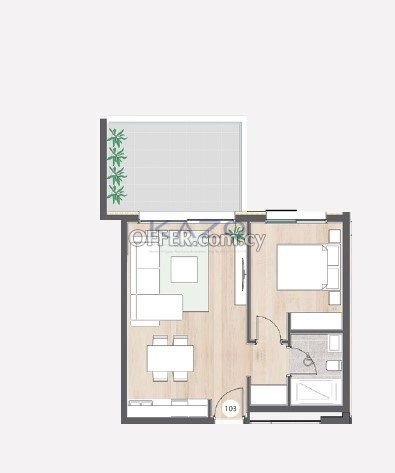 Modern Two Bedroom Apartment for Sale in Pyrgos - 2
