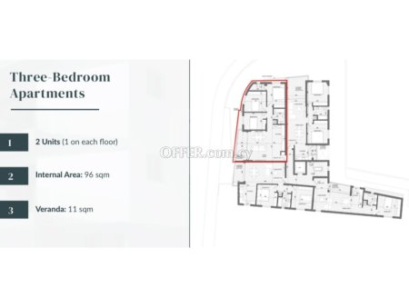 Brand New Three Bedroom Apartment in Latsia Nicosia - 3