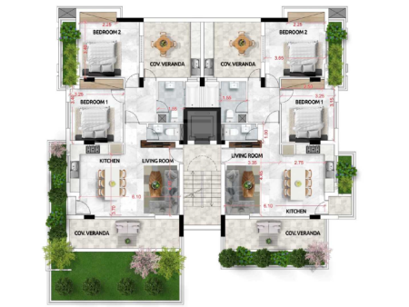 New two bedroom apartment in Ypsonas area Limassol - 3