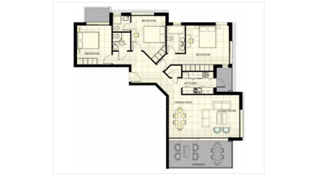 3 bed apartment for sale in Chloraka Pafos - 2