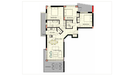 3 bed apartment for sale in Chloraka Pafos - 2