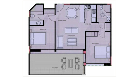 2 bed apartment for sale in Chloraka Pafos - 2