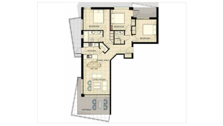 3 bed apartment for sale in Chloraka Pafos - 2