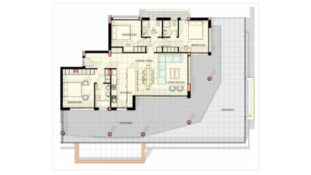 3 bed apartment for sale in Chloraka Pafos - 2