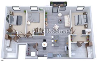 Under Constriction 3 Bedroom House  In A Big Plot In Tseri, Nicosia
