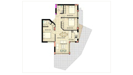 3 bed apartment for sale in Chloraka Pafos - 2