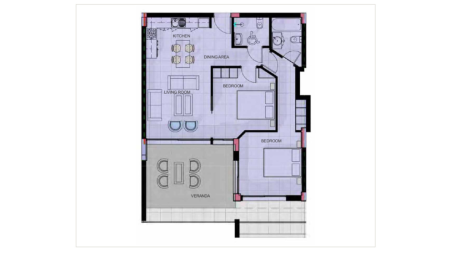 2 bed apartment for sale in Chloraka Pafos - 2
