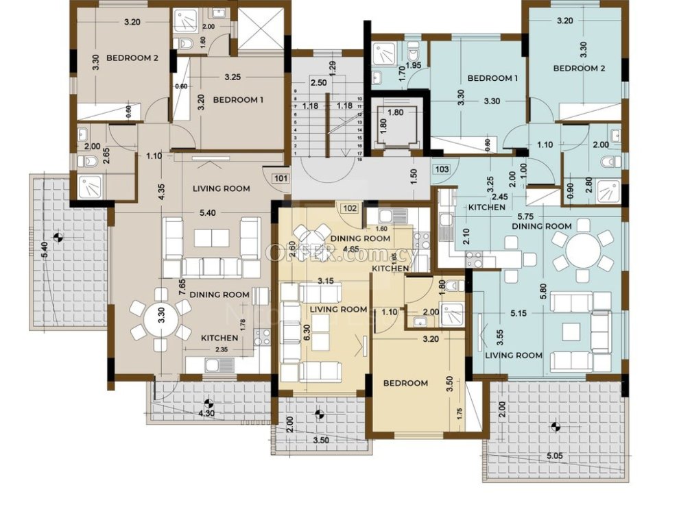 New two bedroom apartment in Erimi village of Limassol - 2