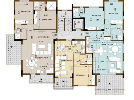 New two bedroom apartment in Erimi village of Limassol - 2