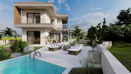 New Detached House with Private Swimming Pool in Parekklisia area
