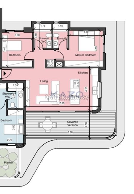 Modern 2-Bedroom Apartment in Papas Area with Gym and Swimming Pool - 2