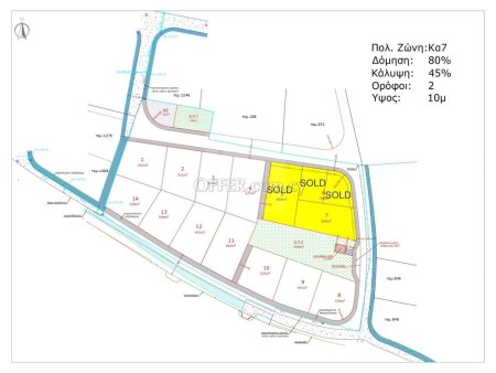 Residential plot for sale in Lakatamia area near Municipal swimming pool