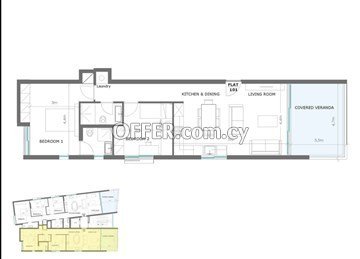 Highly Attractive 2 Bedroom Apartment  In Akropoli, Nicosia
