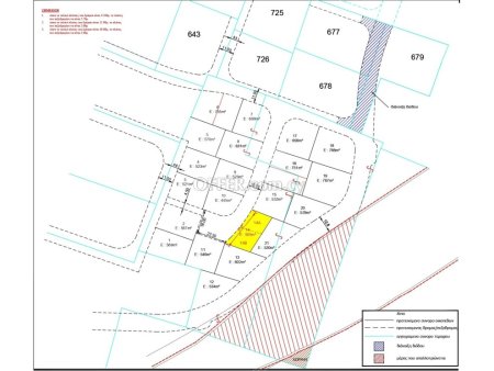 Residential half plot for sale in Lakatamia Pefkou area Nicosia - 2