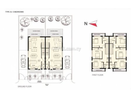 New modern three bedroom house in Mandria area Paphos - 2
