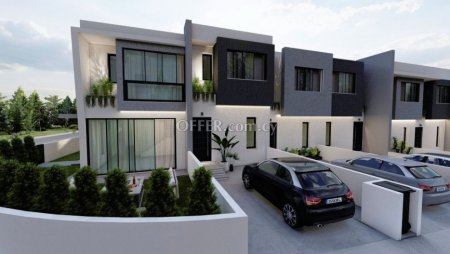 Two under-construction maisonettes for sale in Aradippou.