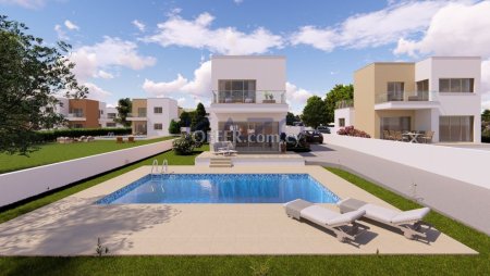 Sea View Villa with Pool in Scenic Kouklia