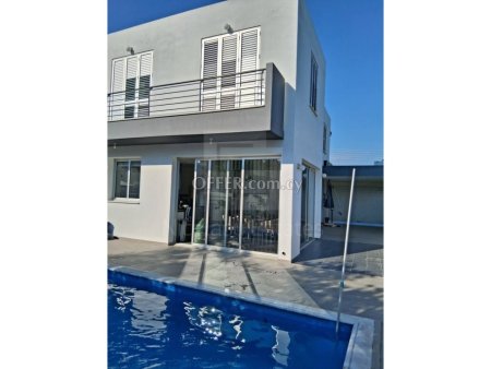 Three bedroom modern house with swimming pool in Latsia NO VAT