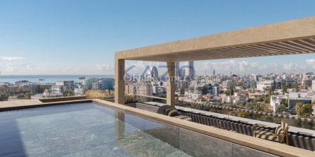 Modern Top Floor Apartment with Pool in Germasoyeia