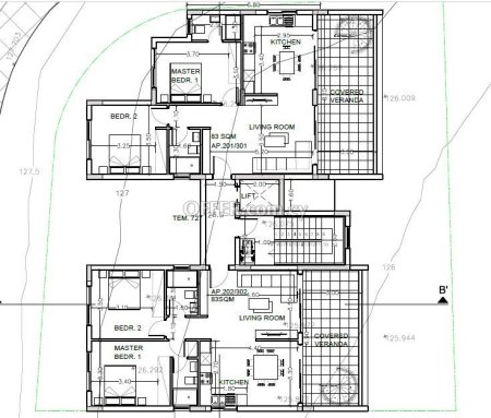 Apartment (Penthouse) in Agios Athanasios, Limassol for Sale