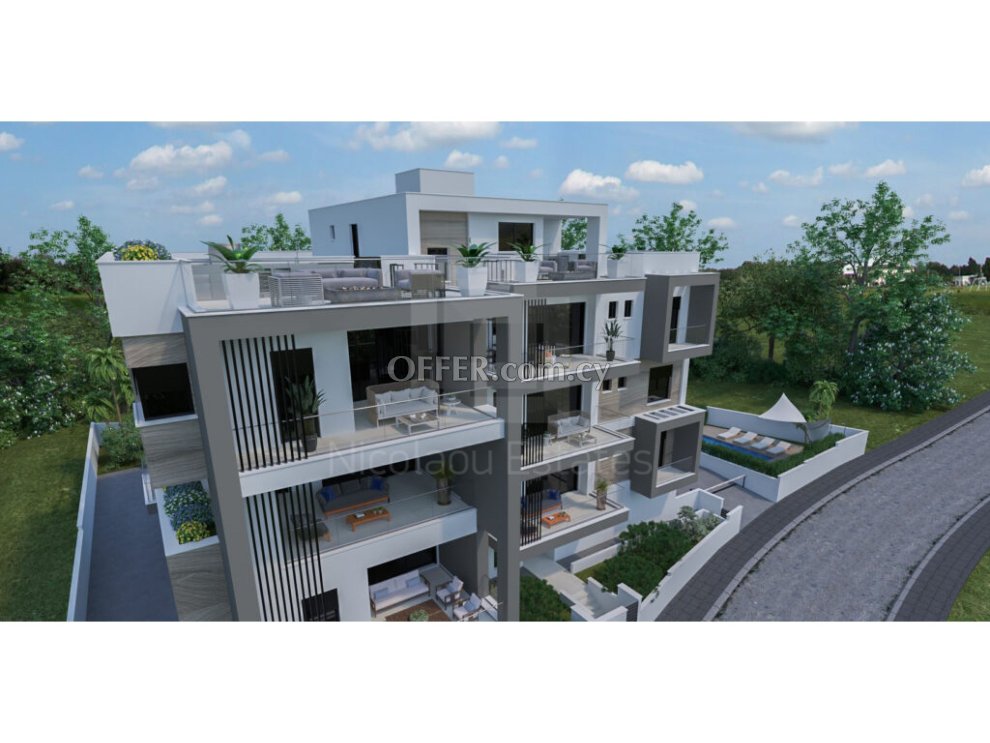 New three bedroom apartment with spectacular views in Panthea area Limassol - 1