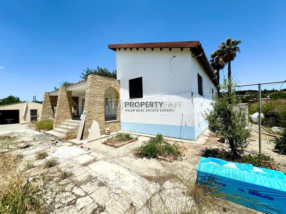 Under-Renovation 3 Bedroom Detached House with 9500 sqm Land and Sea View in Kellaki - 13