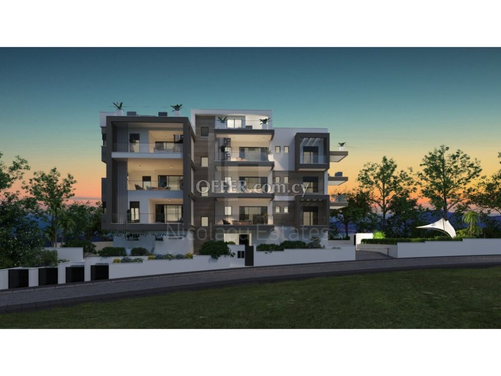 New three bedroom apartment with spectacular views in Panthea area Limassol - 9