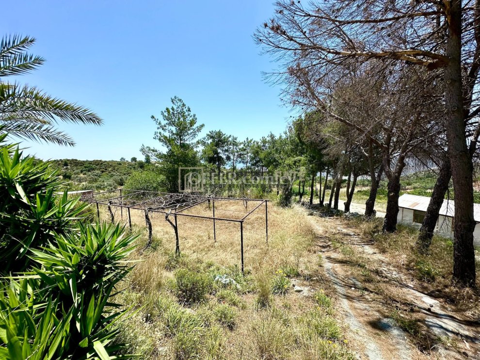 Under-Renovation 3 Bedroom Detached House with 9500 sqm Land and Sea View in Kellaki - 11